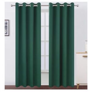 Elegant Green Blackout Curtains